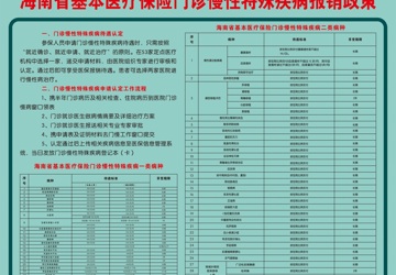 海南省基本医疗保险门诊慢性特殊疾病报销政策