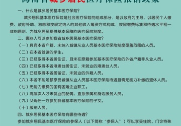 海南省城乡居民医疗保险报销政策