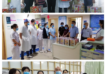 同呼吸共命运我们奋战在一线  大年初一三亚中心医院院领导慰问一线员工