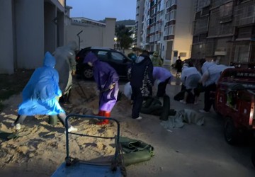 未雨绸缪备物资，风雨无阻保运行——医院后勤部抗台风记录